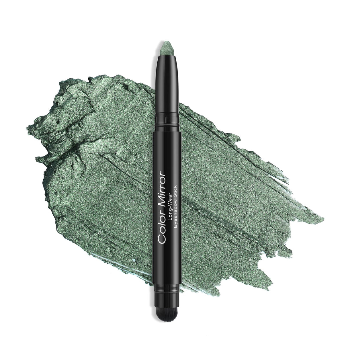 Color Mirror Jade Shimmer Longwear Cream Eye Shadow Stick, Waterproof & Smudge-Proof, 0.47 Oz