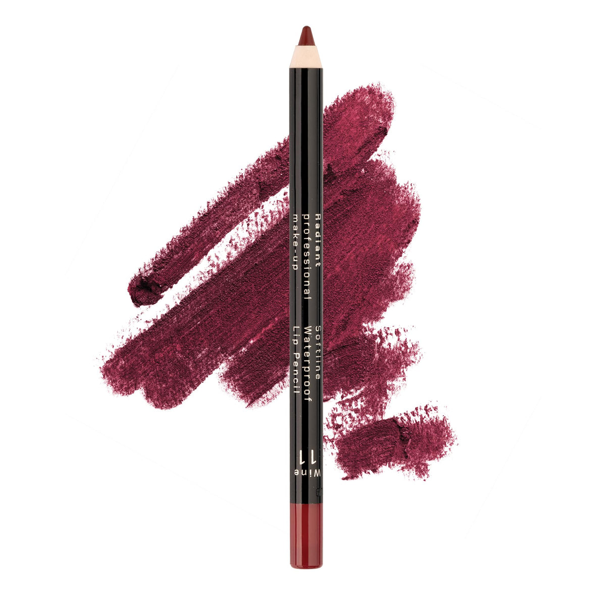 Radiant Professional Waterproof Lip Liner Pencil - Long Lasting, Soft & Creamy - 11 Wine