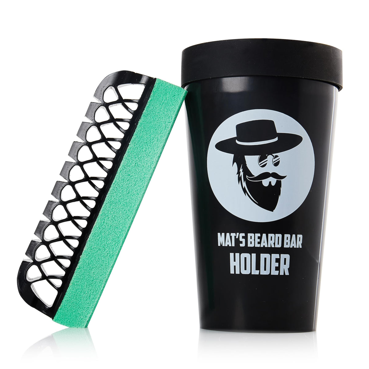 Mat'S Beard Bar® & Holder Pro (V2.0) - Clean Up Beard Trimmings - Best Gifts For Men