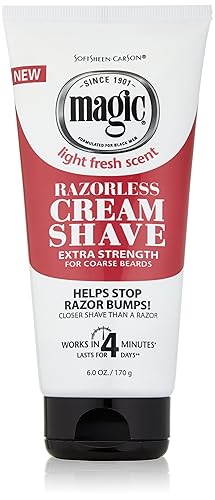 Softsheen-Carson Magic Razorless Shaving Cream, Extra Strength Hair Removal, 6 Oz