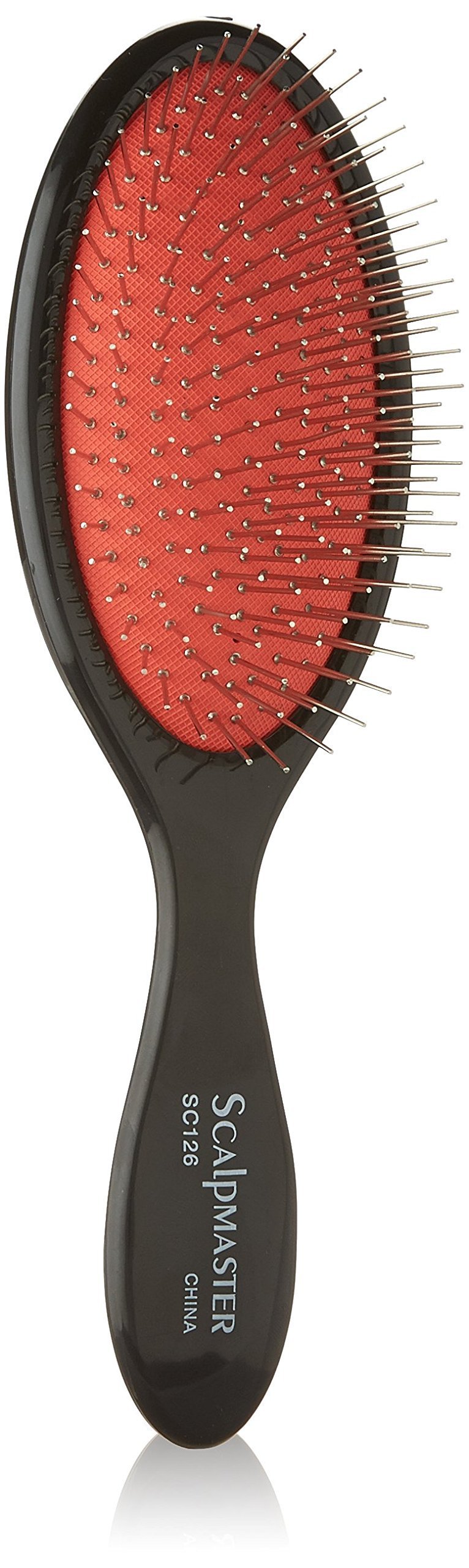 Scalpmaster Black Boar Wire Cushion Brush - 1 Count For Smooth Styling And Detangling