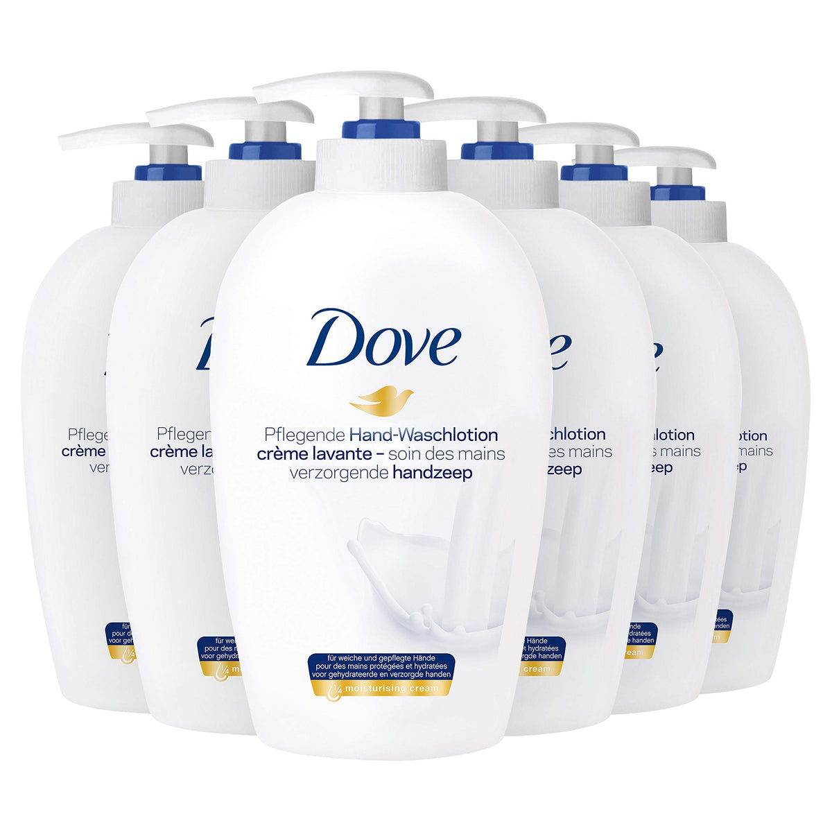 Dove Nourishing Hand Wash, 6 Pack Of 250 Ml - Gentle Hydration For Soft Hands