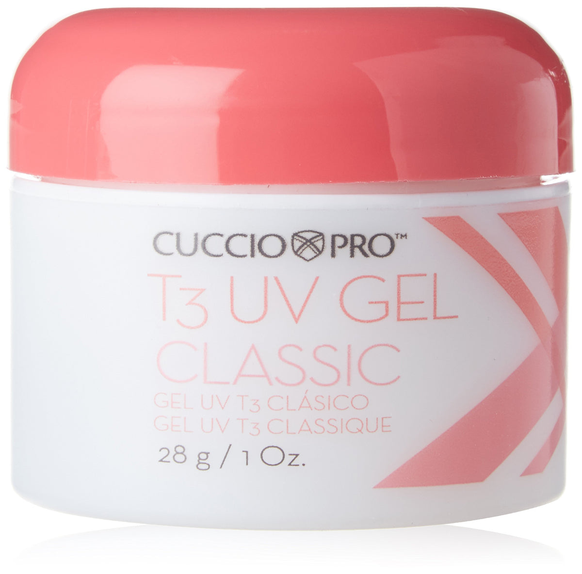 Cuccio Pro T3 Uv Gel - Clear, 1 Oz - Easy Application, High Shine, Odor Free, Strong & Durable