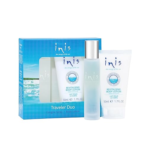 Inis The Energy Of The Sea Cologne & Body Lotion Duo - Travel Size, Unisex, Hydrating