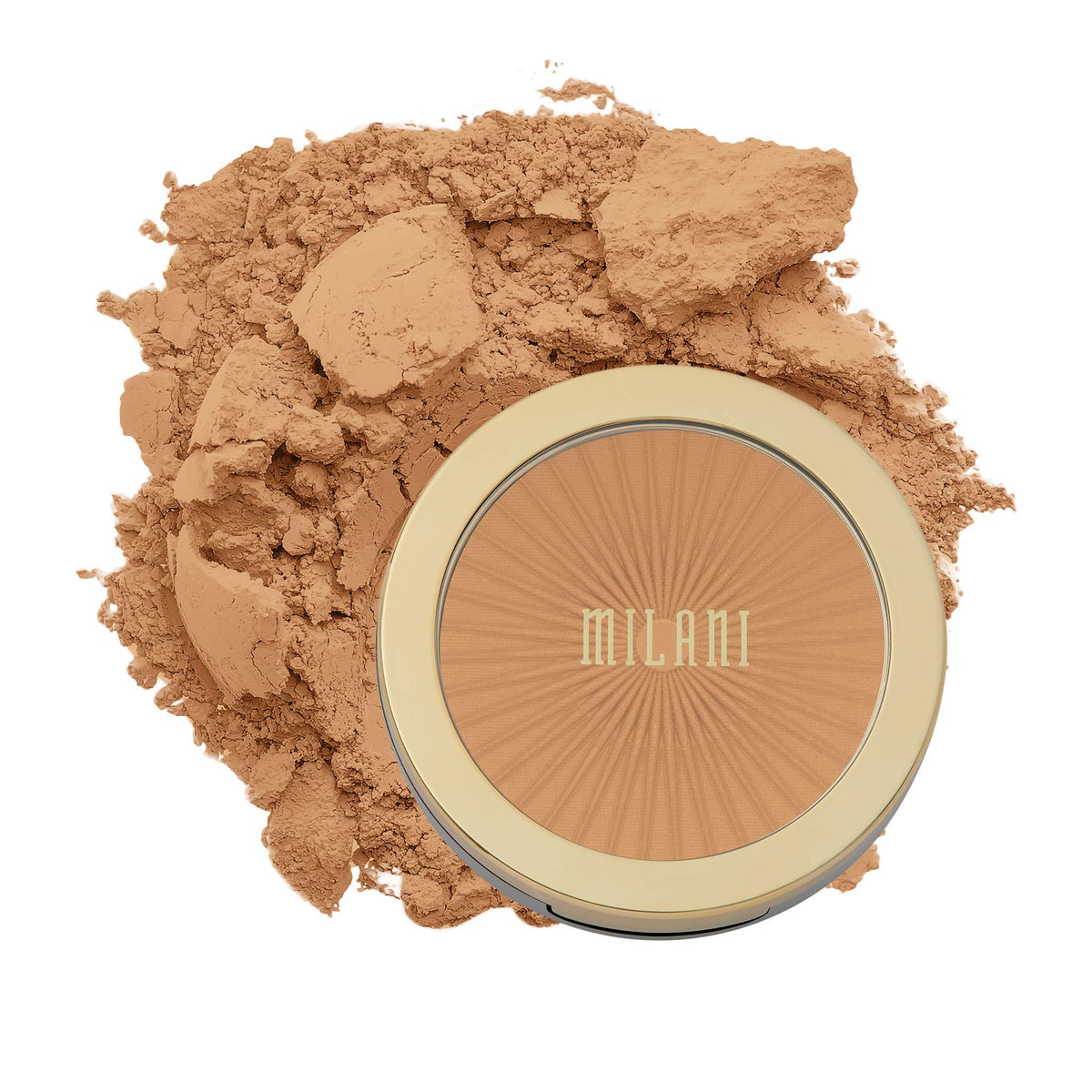 Milani Silky Matte Bronzing Powder - Sun Light, Vegan & Cruelty-Free 0.34 Ounce Bronzer