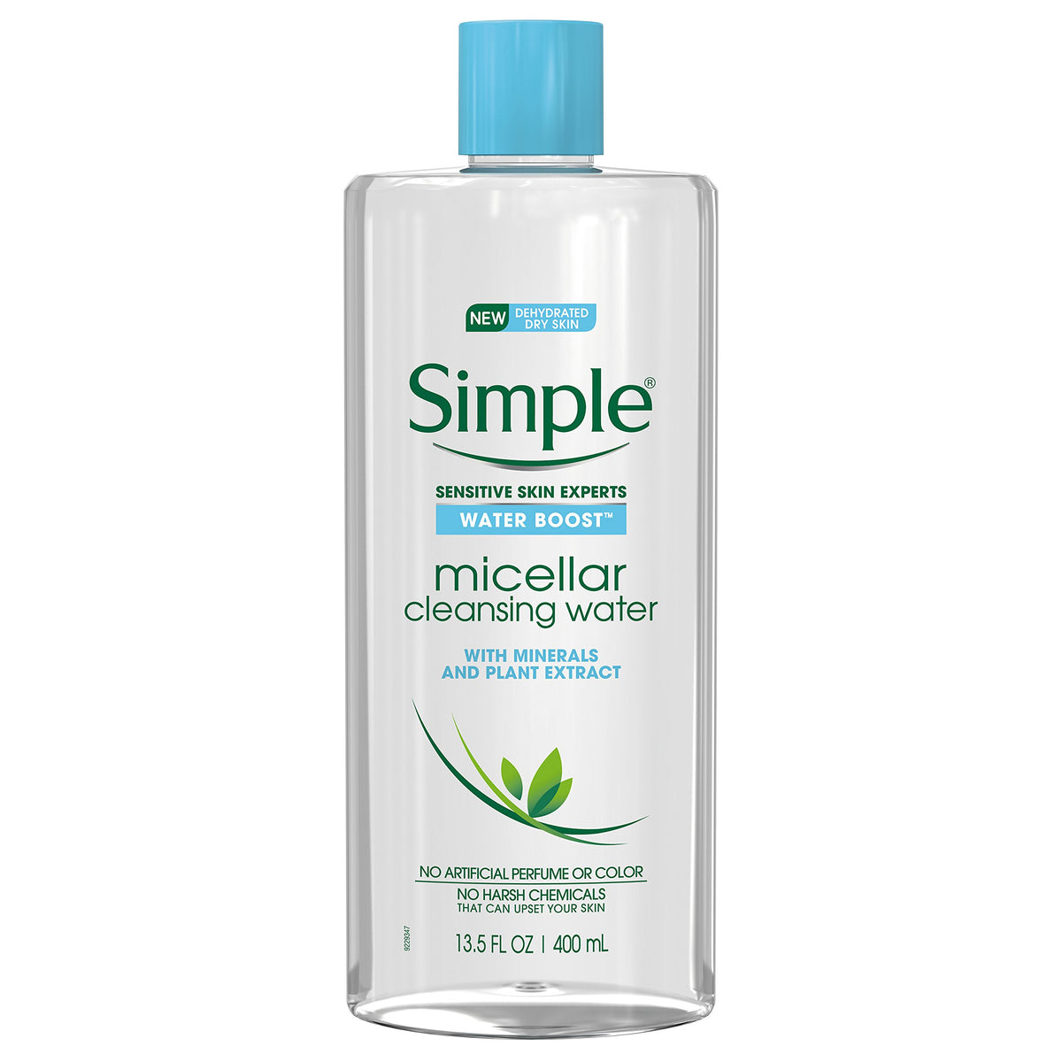 Simple Micellar Cleansing Water For Sensitive Skin, 13.5 Fl Oz, 2 Count - Hydrating & Gentle