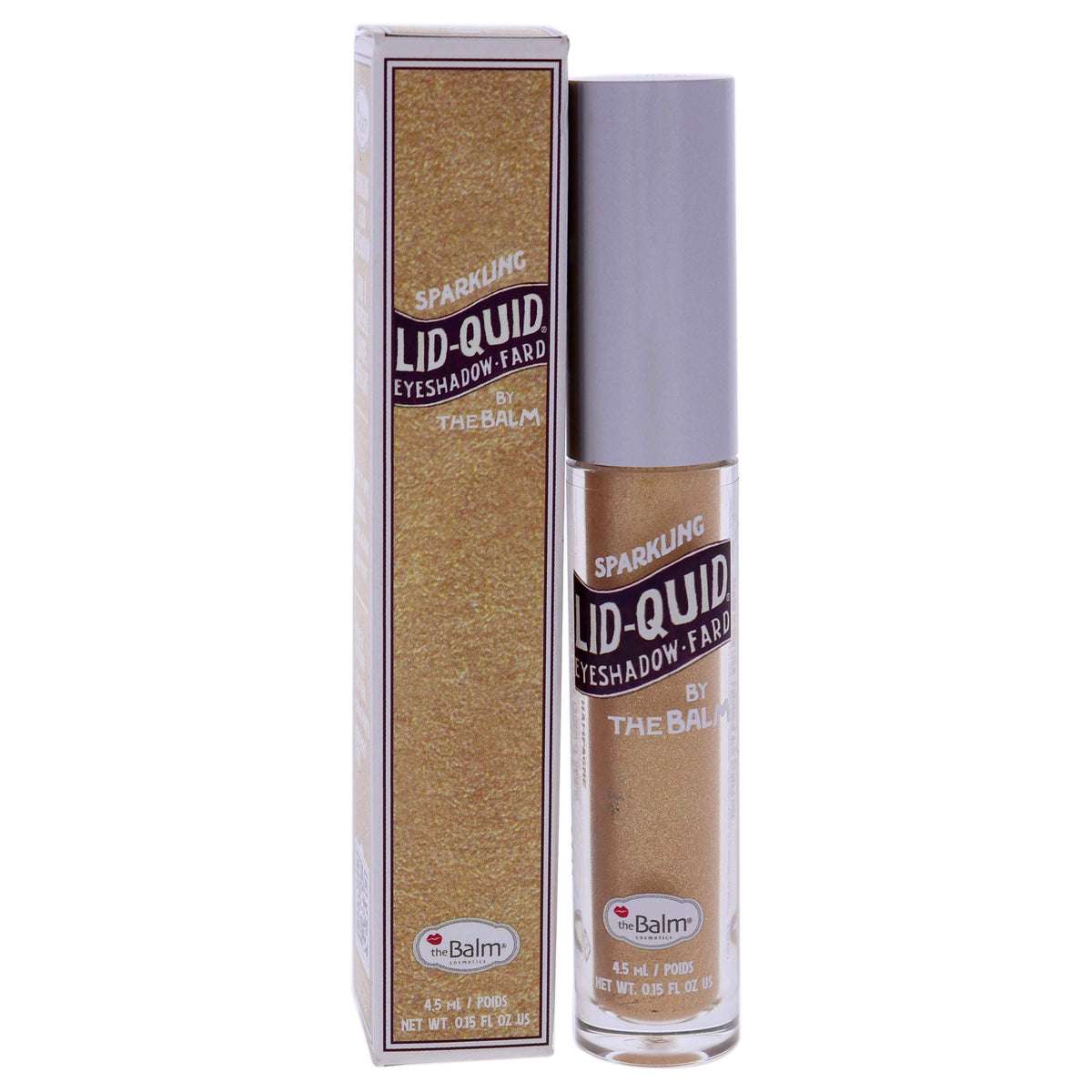 Thebalm Lid-Quid Sparkling Liquid Eyeshadow - Champagne, 0.15 Oz, Long-Lasting Shimmer