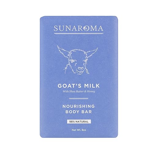 Sunaroma Goat'S Milk Soap - 6 Count, 48 Ounce, Moisturizing Natural Cleanser