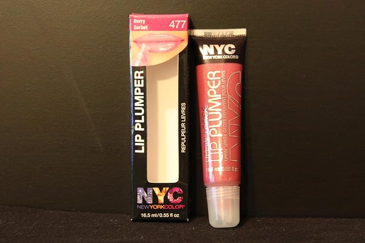 Nyc Lippin' Large Lip Plumper - Berry Sorbet, 0.55 Fl Oz - Hydrating & Plumping Lip