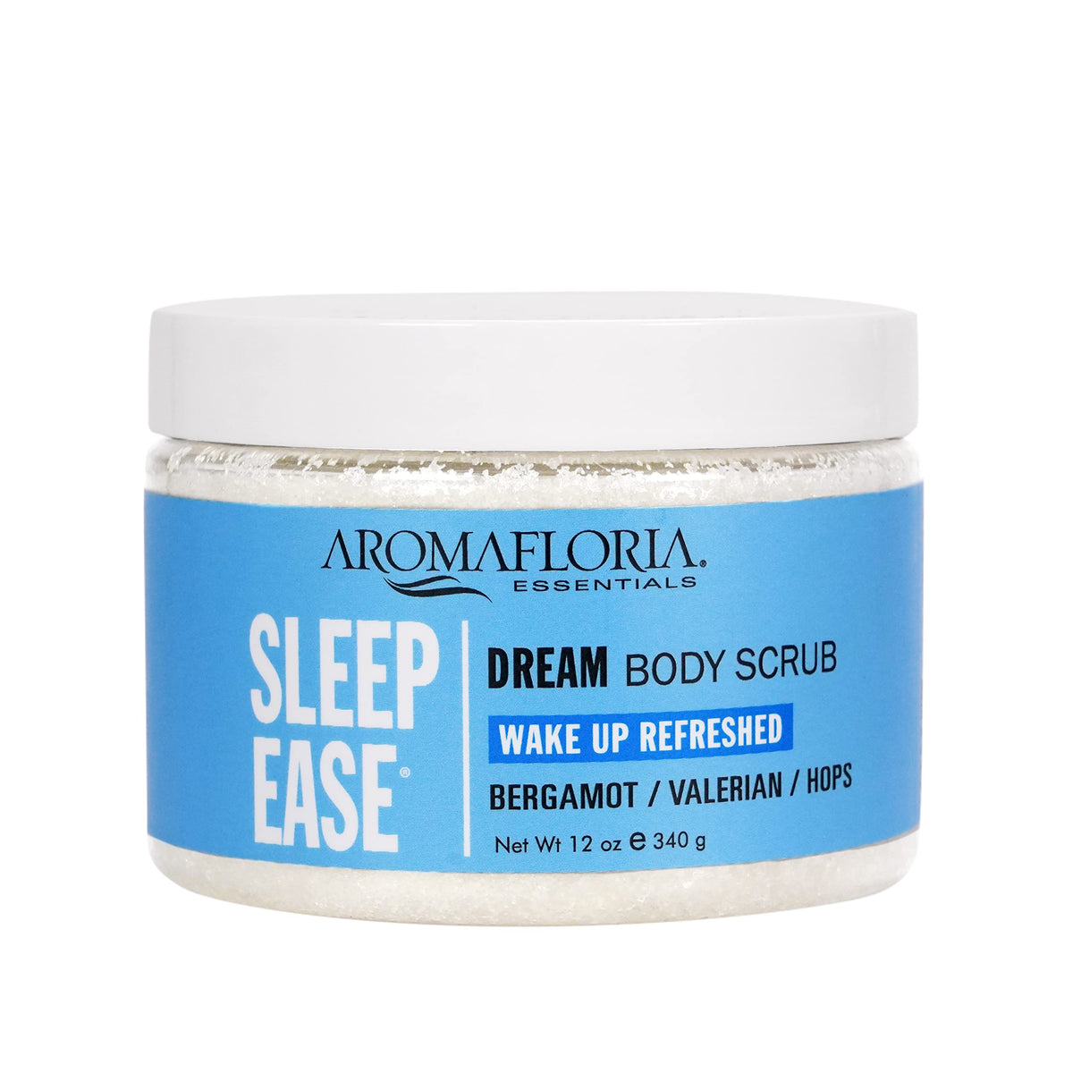 Aromafloria Sleep Ease Dream Body Scrub With Essential Oils - 12 Oz For Relaxation