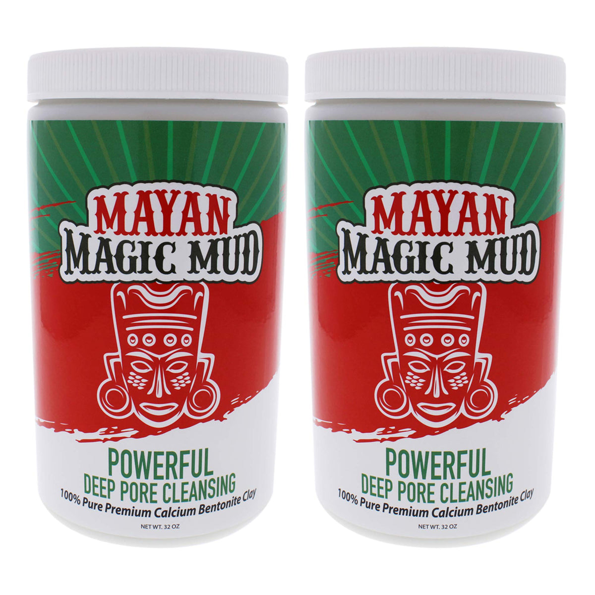 Mayan Magic Mud 4 lbs Deep Pore Cleansing Clay Mask - Natural Spa Skin Care for Men and Women