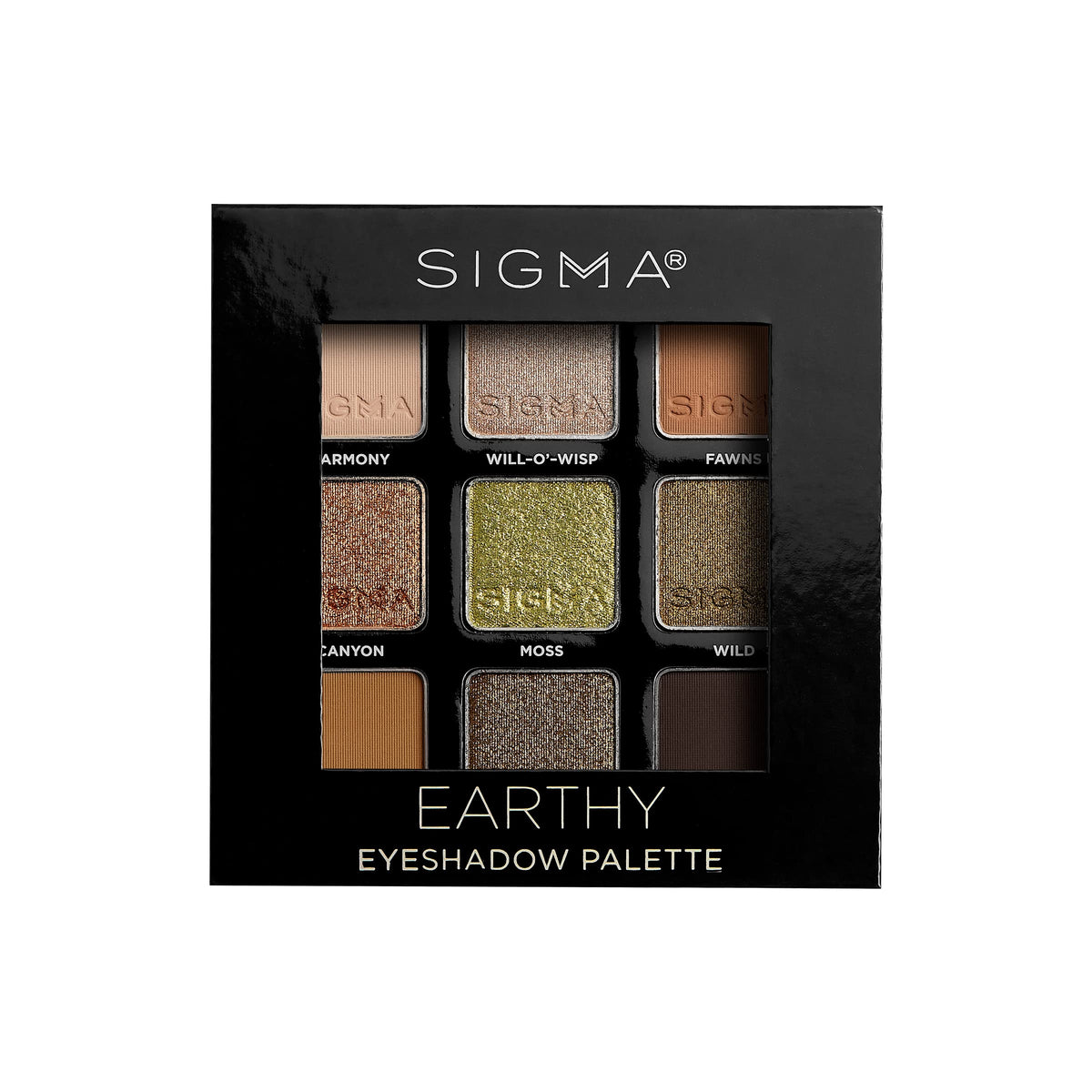 Sigma Beauty Earthy Eyeshadow Palette - 2.56 Oz, Versatile Shades For Natural Looks