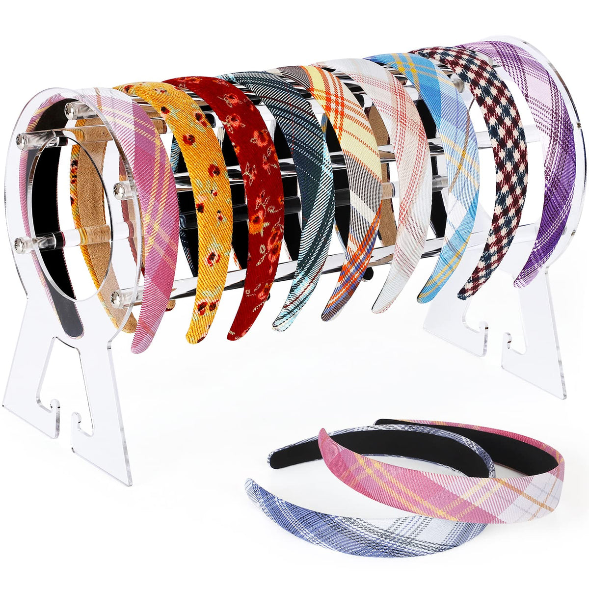 Suneerplay Clear Acrylic Headband Holder Organizer Stand For Women And Girls - 1 Count