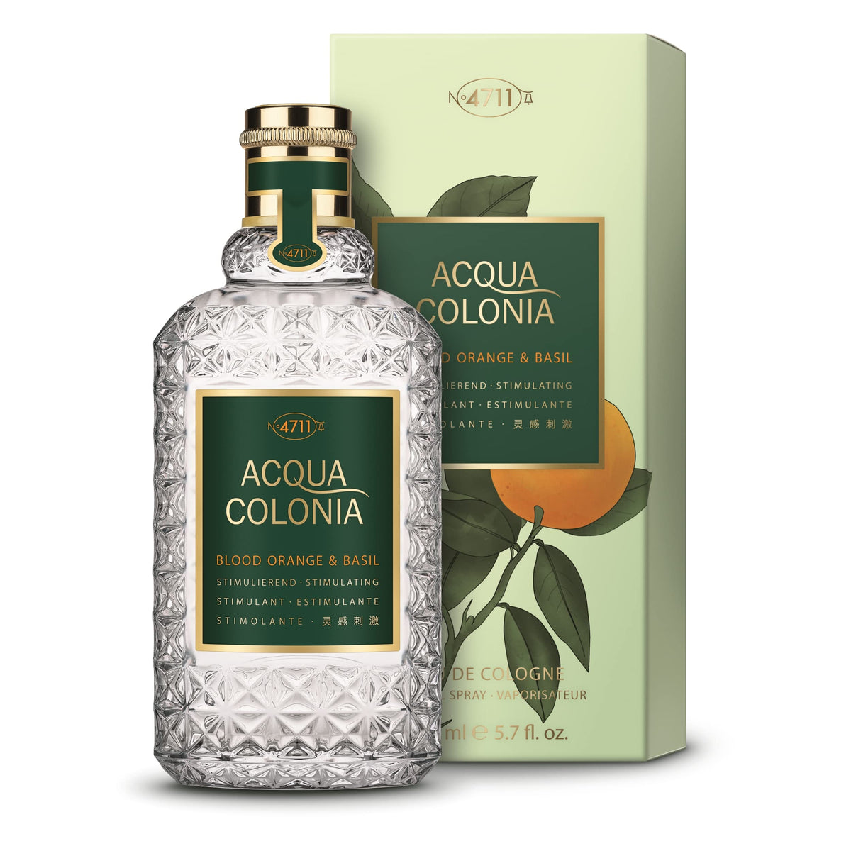 4711 Acaua coloniaBlood Orange  Basil Eau De cologne Spray 57 Oz