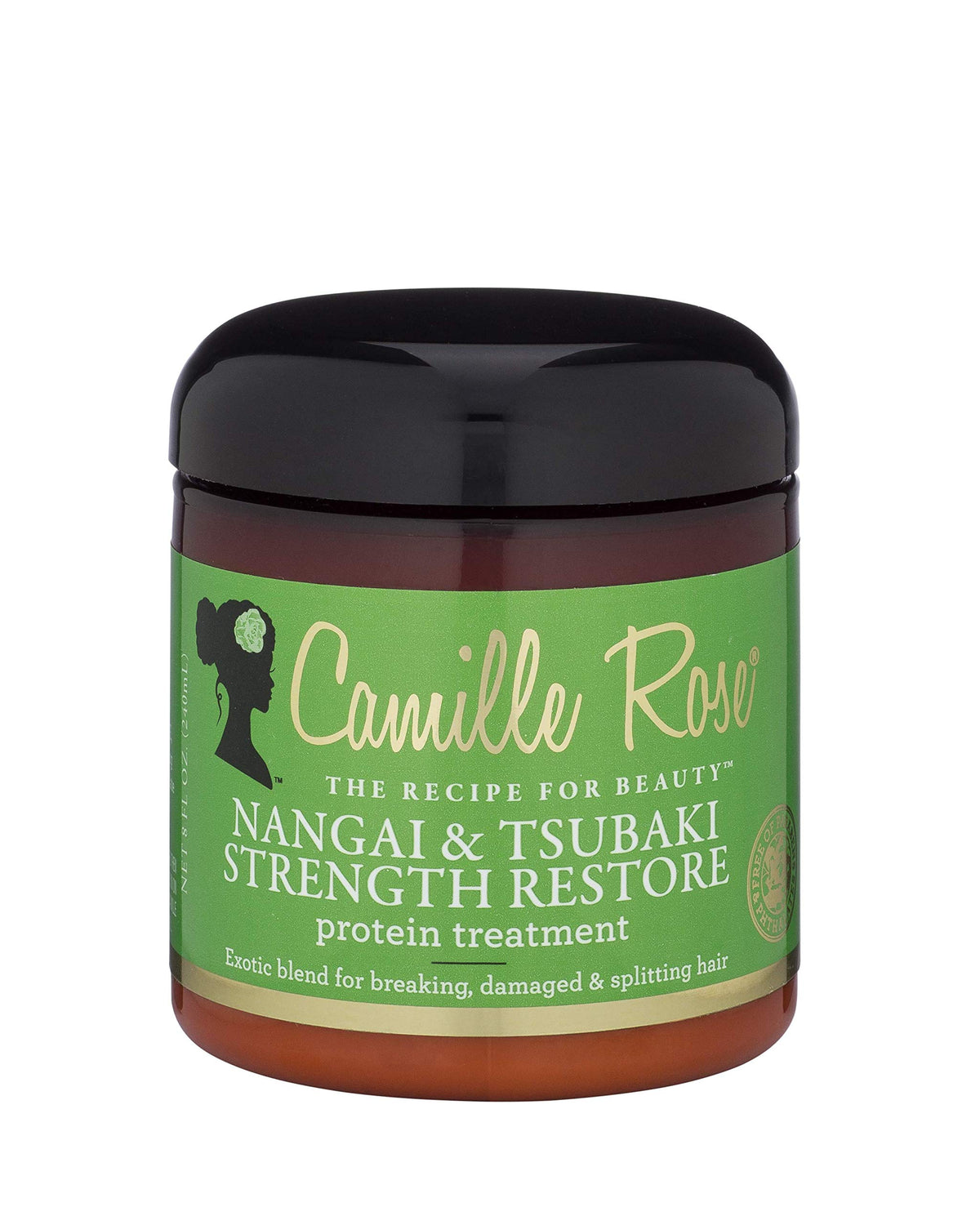 Camille Rose Nangai & Tsubaki Protein Hair Treatment - Strengthen & Repair, 8 Fl Oz