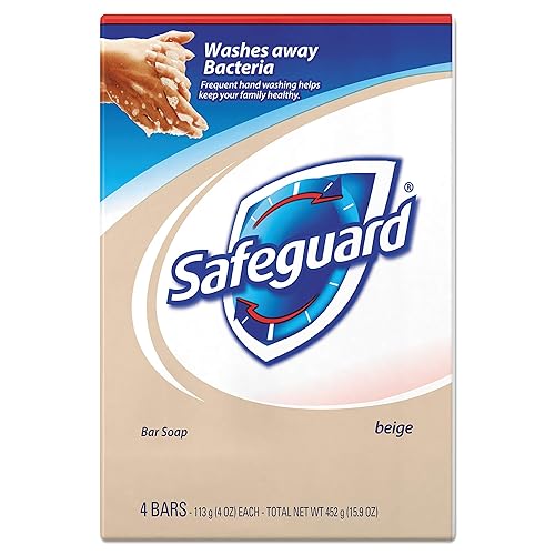 Safeguard Antibacterial Bath Soap, 4Oz Bar, Beige, Pack Of 48 – Clean & Fresh Skin Care