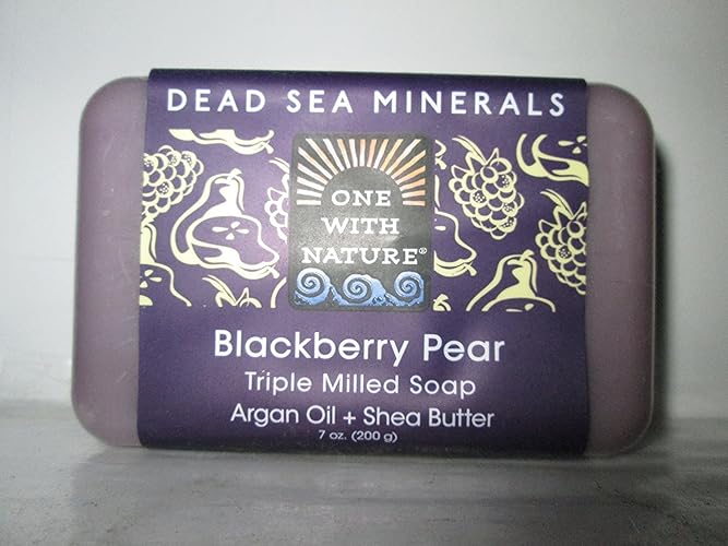 One With Nature Blackberry Bath Soap - 7 Oz, Moisturizing, 1 Count Pack