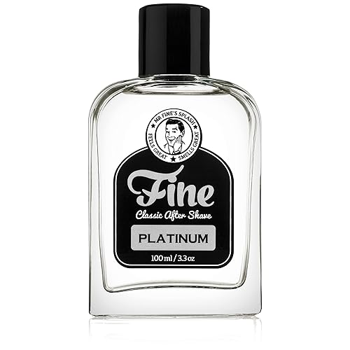 Mr. Fine Men'S Aftershave - Platinum Fragrance, Soothing Post Shave Balm, 100Ml