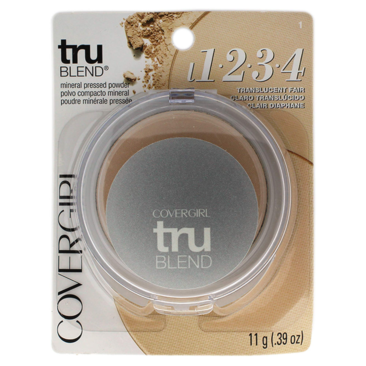 Covergirl Trublend Pressed Powder, Translucent Fair, 0.39 Oz - Flawless Finish Makeup