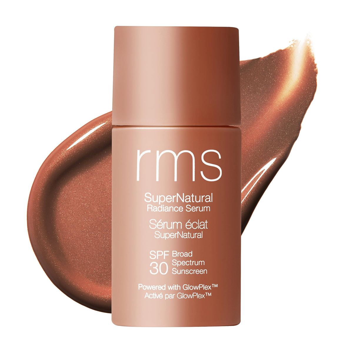 Rms Beauty Supernatural Radiance Serum Spf 30 - Tinted Mineral Sunscreen For Face, Rich Aura