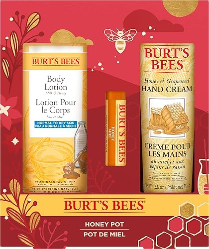 Burt'S Bees Honey Pot Gift Set - 1 Count Natural Honey Skincare Gift For All Ages