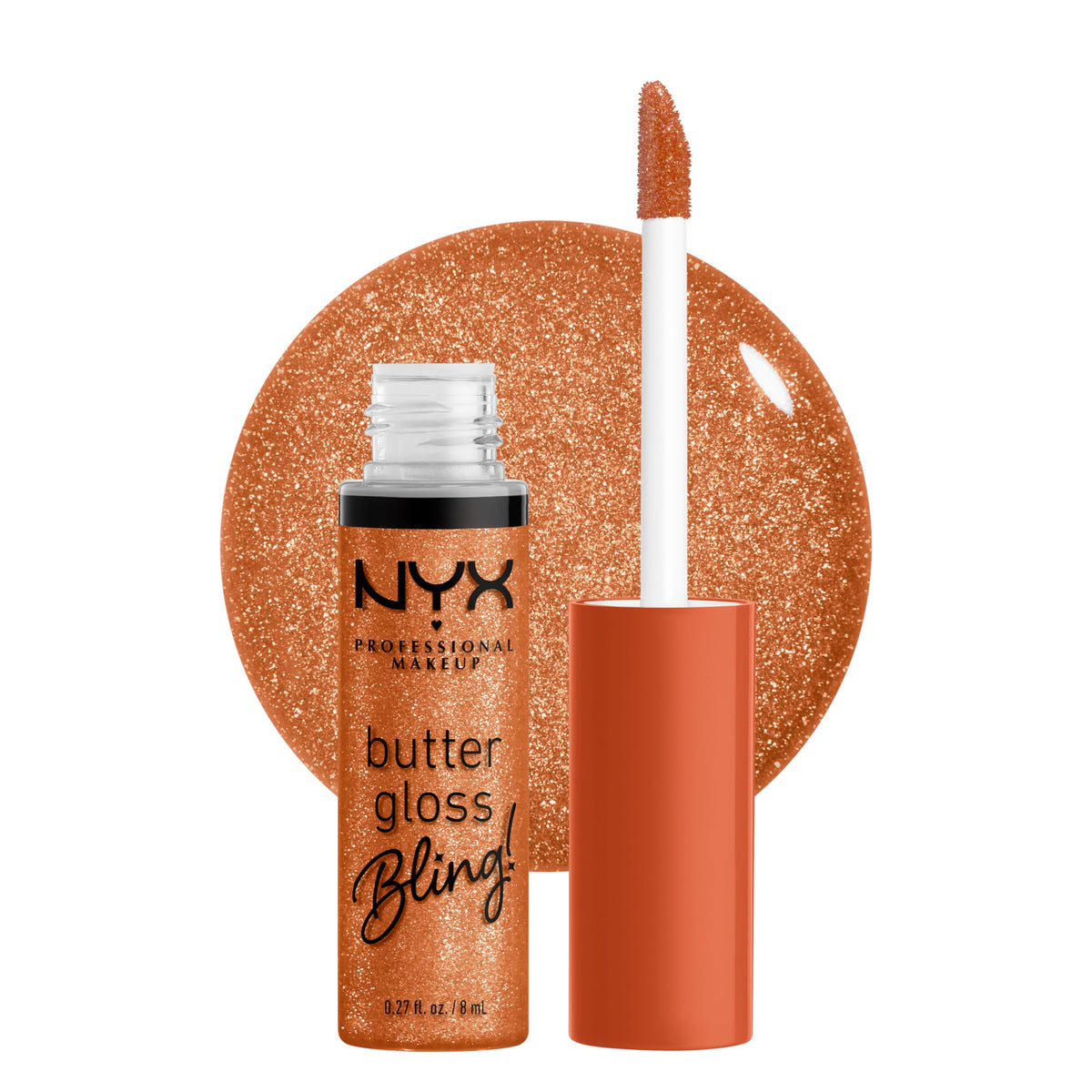 Nyx Professional Makeup Butter Gloss Bling Lip Gloss - Non-Sticky, Shiny, Vegan, Pricey 0.27