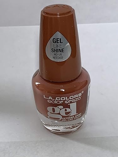 L.A. Colors Nude Gel Polish - Teddy Bare, 0.14 Fl Oz - Long-Lasting Nail Color