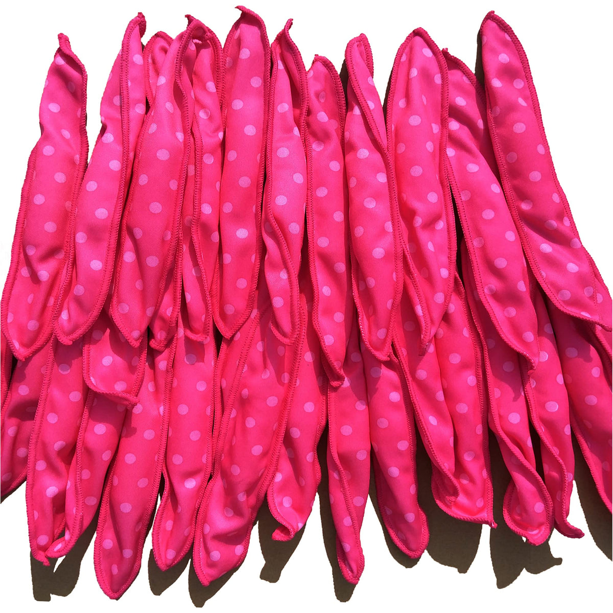 Aimin Pink Foam Curlers - 30 pcs Heatless Overnight Soft Rollers for Long Hair