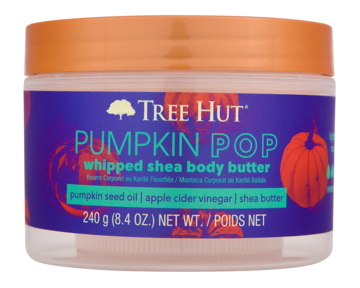 Tree Hut Pumpkin Pop Whipped Shea Body Butter - 8.4 Oz, Hydrating, Limited Edition Fall