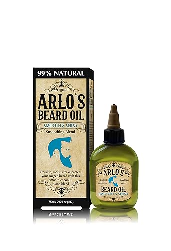 Arlo'S Beard Oil - Smooth & Shiny 2.5 Oz, Nourishing Grooming Oil For Men