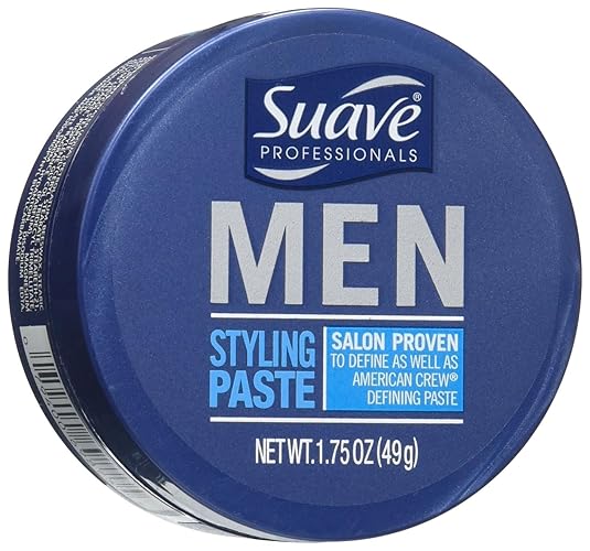 Suave Men'S Styling Paste, 1.75 Oz - Strong Hold Hair Product For All-Day Style