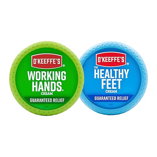 O'Keeffe'S Working Hands & Healthy Feet Cream Set, 3.4 Oz & 3.2 Oz - Moisturizing