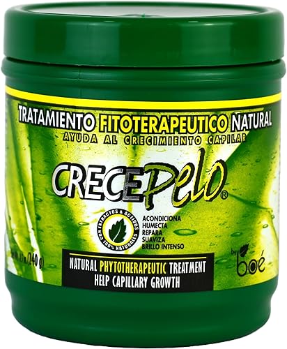 Boe Crece Pelo Treatment Jar - 8.46 Oz Hair Growth Solution For Thicker, Healthier Hair