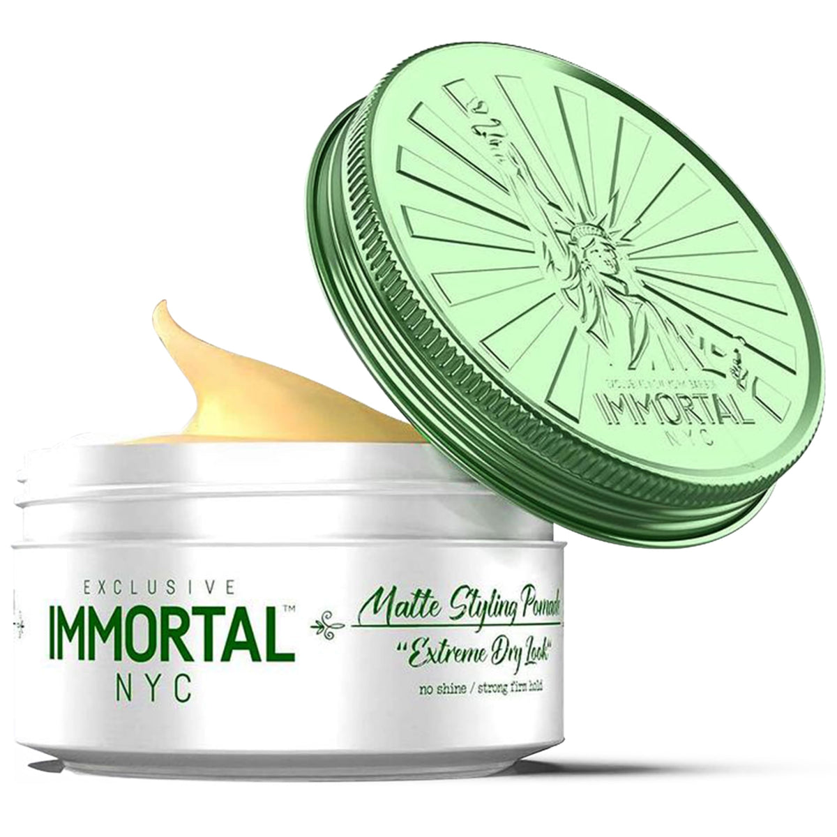 Immortal Nyc Matte Styling Pomade - Extreme Hold, Matte Finish, Water-Based Hair Wax For Men