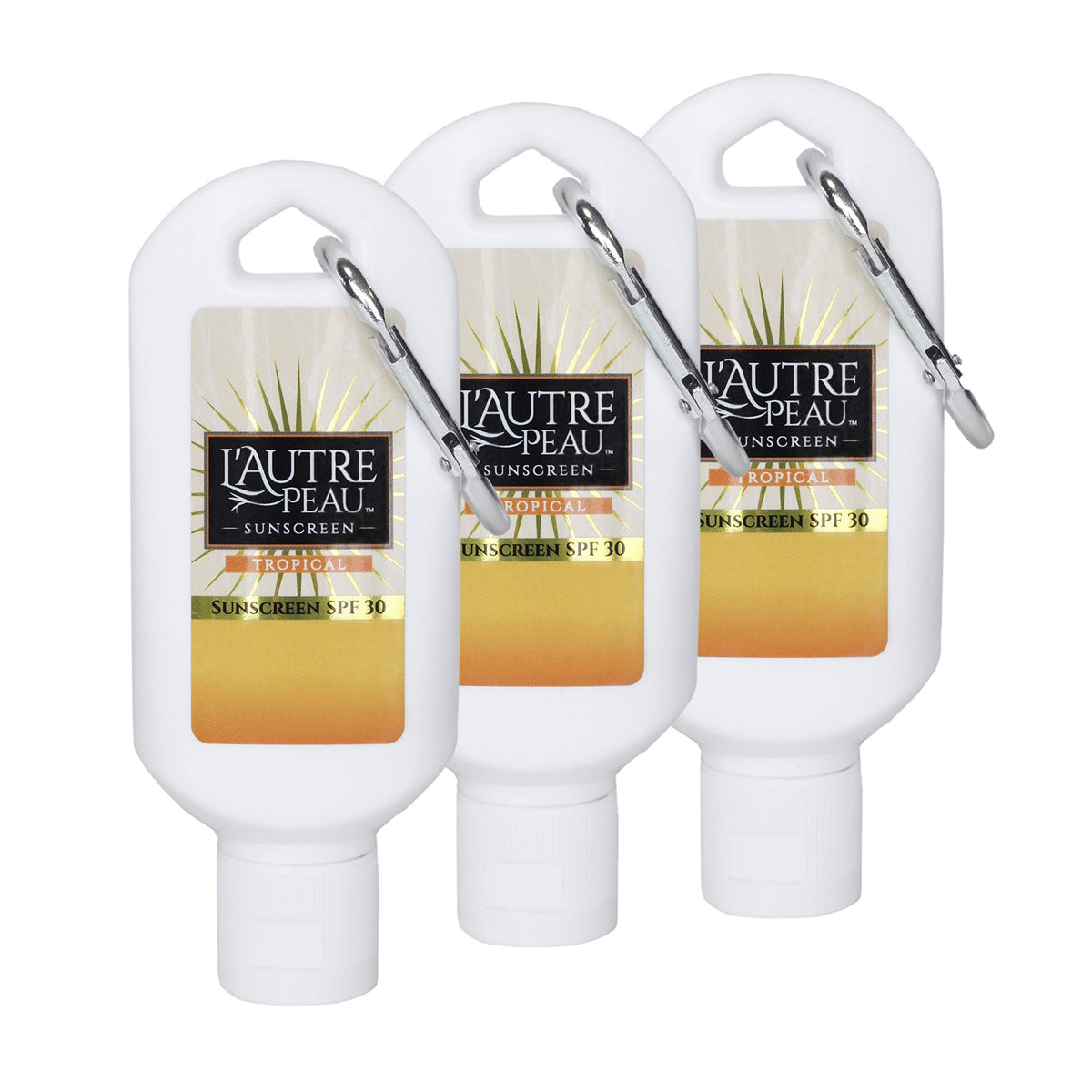 L'Autre Peau Spf 30 Sunscreen Multi-Pack | Travel Size, Non-Greasy, Tropical Scent, Tsa