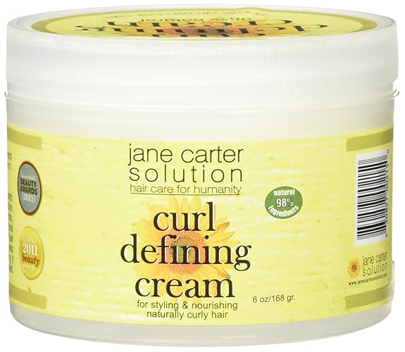 Jane Carter Solution Curl Defining Cream - 6 Ounce, Moisturizing Hair Styling Cream For Curls