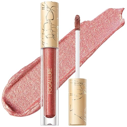 Focallure Metallic Liquid Lipstick - Transfer-Proof, Long Lasting, Waterproof - Pk01 Bad Romance