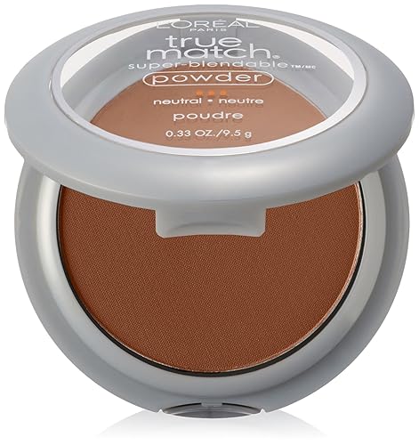 L'Oréal Paris True Match Super-Blendable Powder, Classic Tan, 0.33 Oz - Flawless Finish