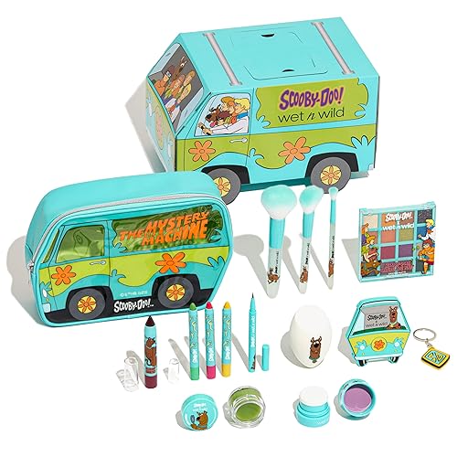 Wet N Wild Scooby Doo Pr Box - 14 Piece Makeup Set With Brushes, Palettes & Lip Gloss, Vegan