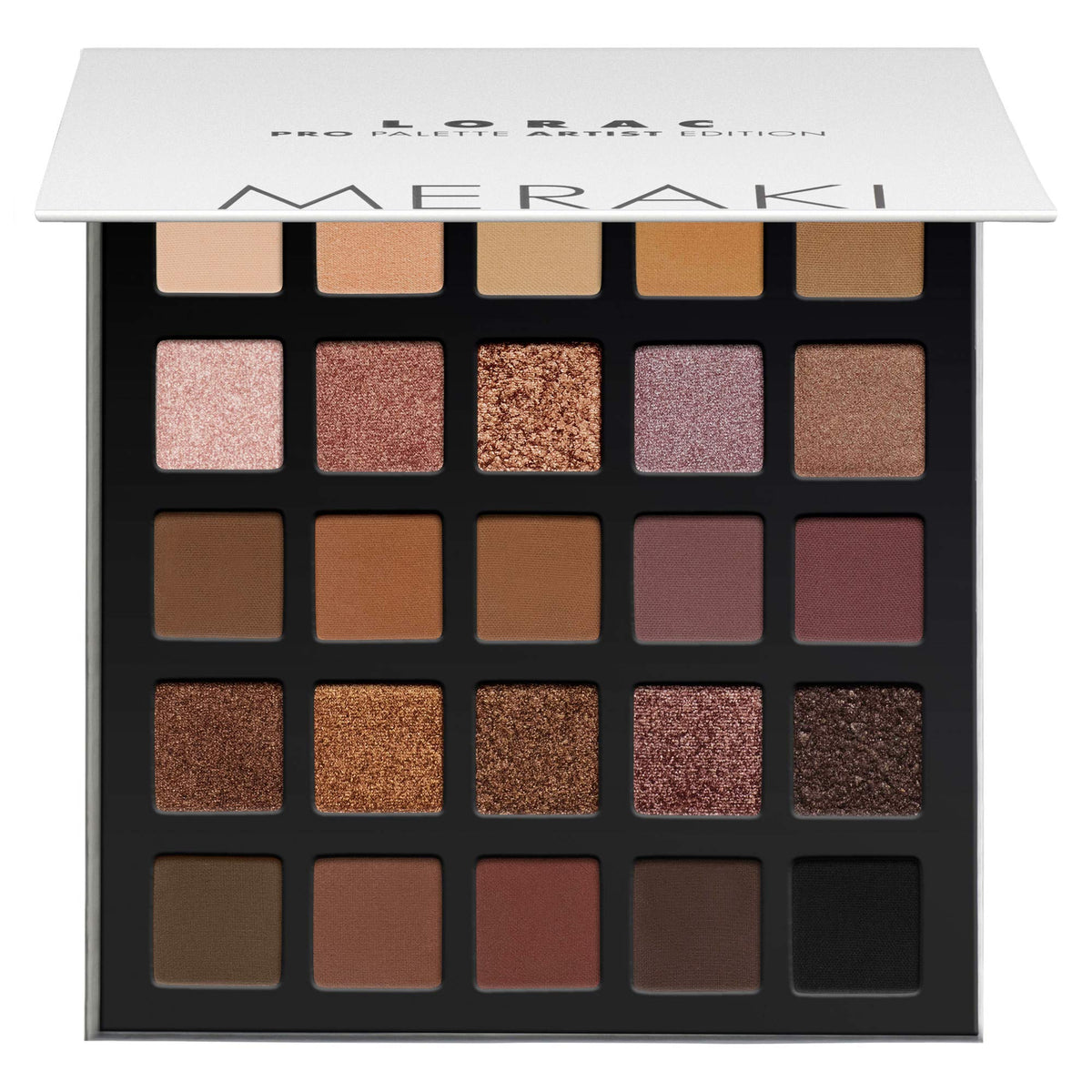 Lorac Pro Matte & Shimmer Eyeshadow Palette, Meraki - Cruelty Free, Vegan, 0.77 Oz