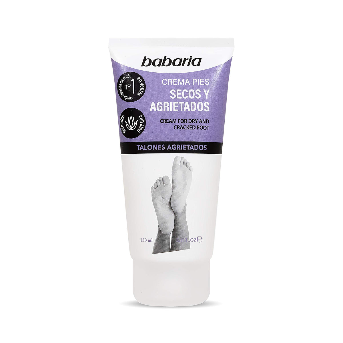 Babaria Dry Feet cream  Absorbs Quickly to Instantly Soothe and Smooth  Deepest Hydrating Effect  Infused with Aloe Vera  Swe