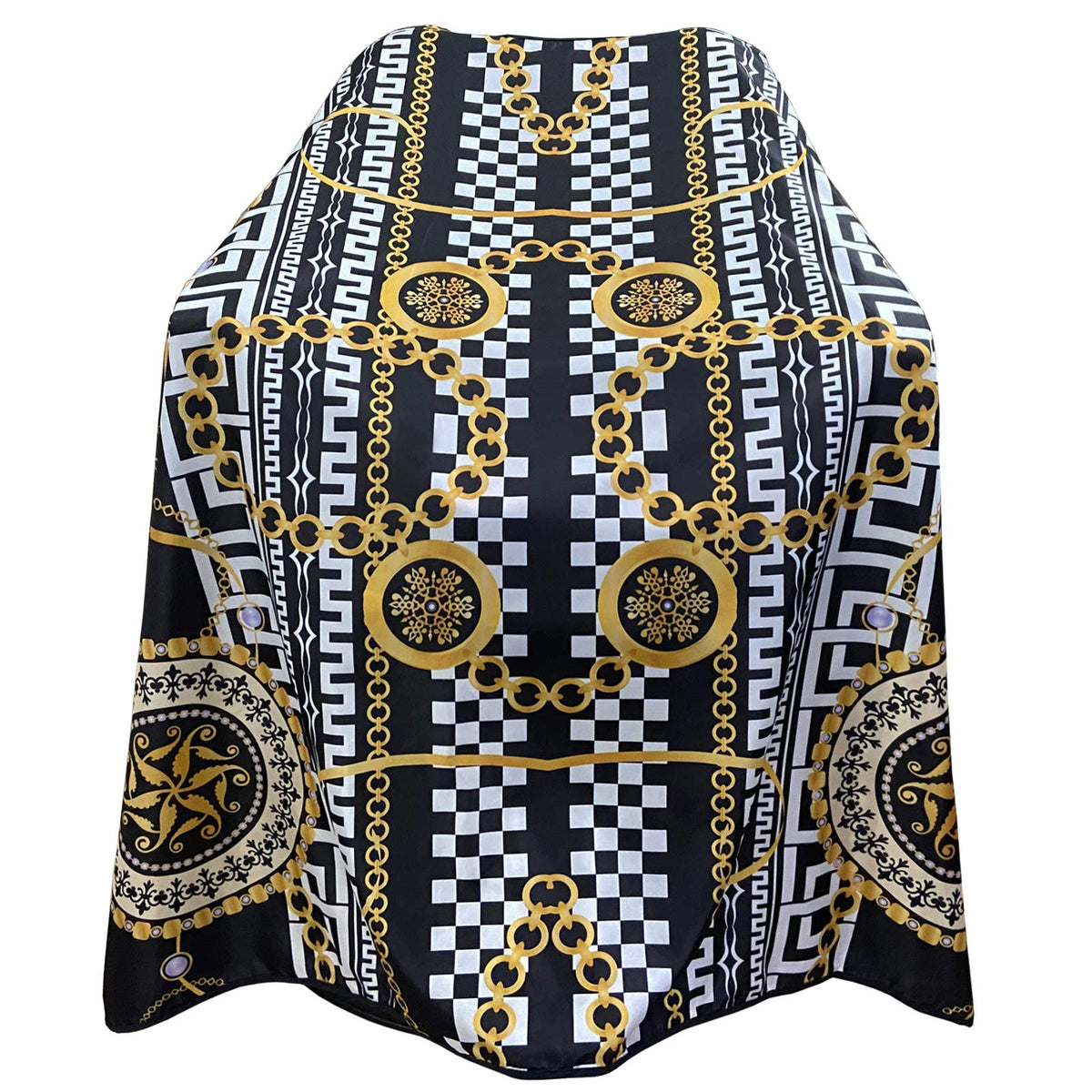 Pelocapa Waterproof Barber Cape For Men - Large Hair Cutting Salon Cape, Gold Pattern