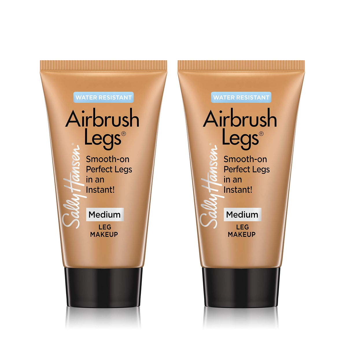 Sally Hansen Airbrush Legs Medium Glow Travel Duo Pack, 1.5 Oz - Pack Of 2