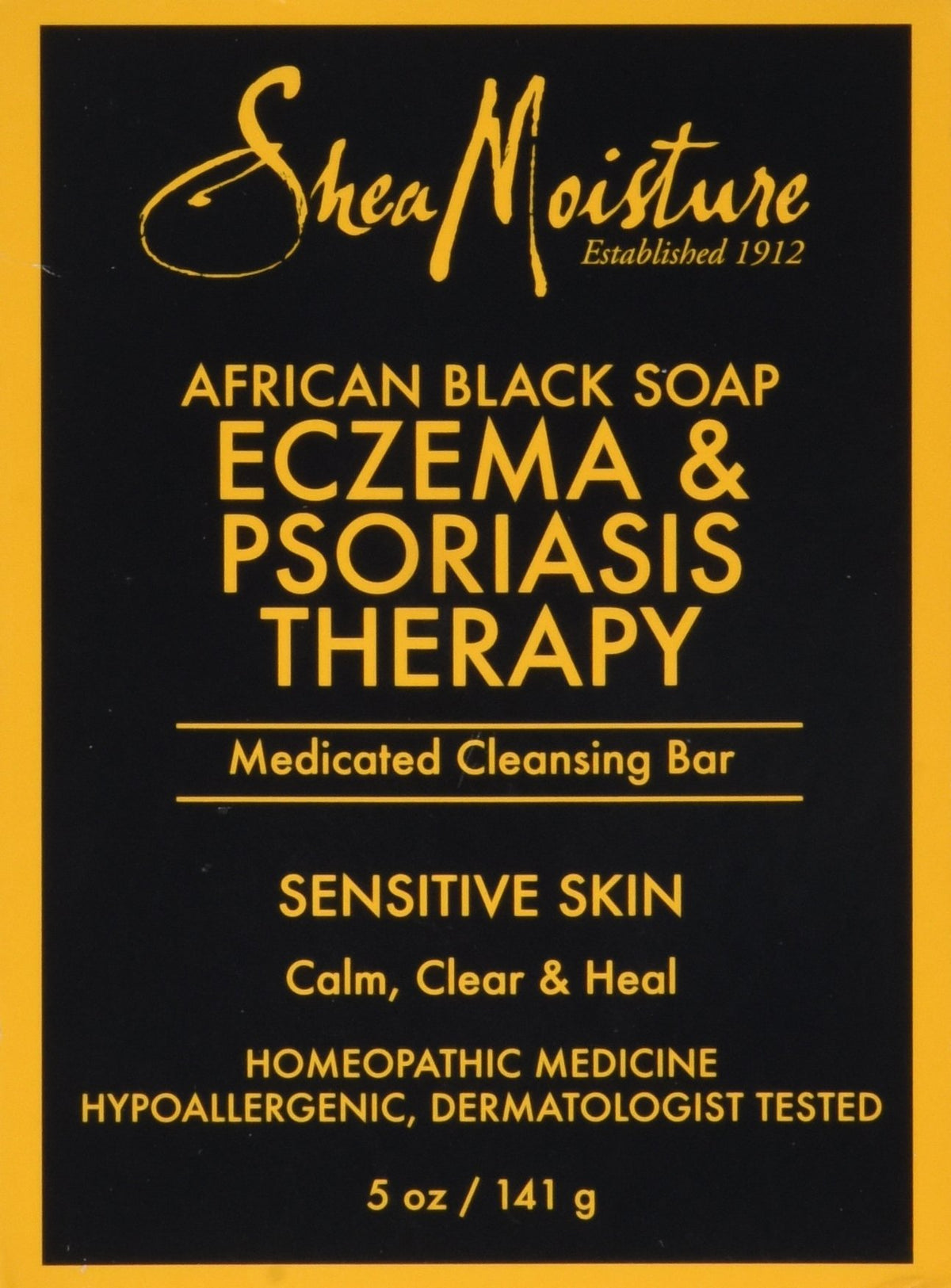 Sheamoisture African Black Soap Eczema Therapy - 5 Oz Medicated Treatment For Dry Skin