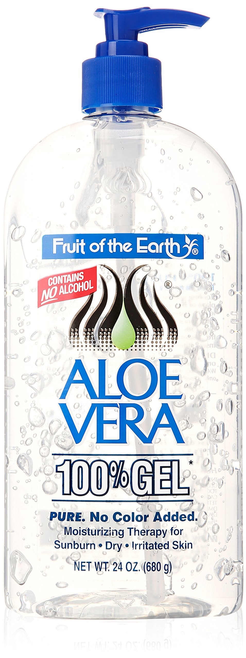 Fruit Of The Earth 100% Aloe Vera Gel - 24 Ounce, Soothing Moisturizer For Skin