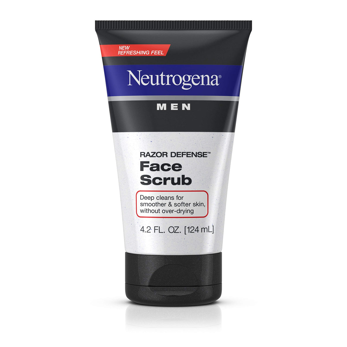 Neutrogena Men Razor Defense Face Scrub, 4.2 Oz - Exfoliating Cleanser For Smooth Skin