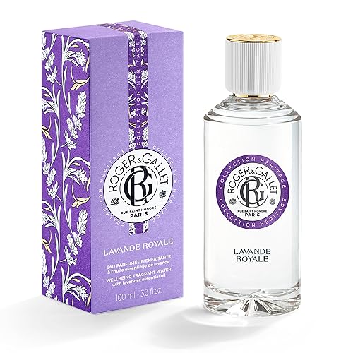 ROGER & GALLET Lavande Royale Fragrant Water Body Spray for Women, 3.3 Fl Oz