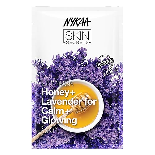 Nykaa Naturals Honey & Lavender Bubble Sheet Mask - Reduces Dark Spots, Improves Elasticity