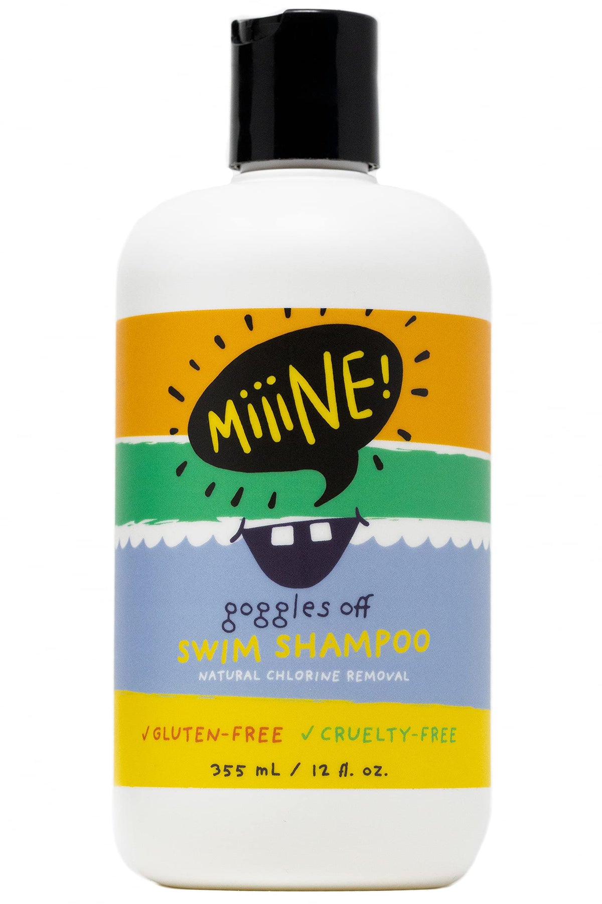 Miiine! Kids Goggles Off Swim Shampoo 12Oz | Tear Free, Chlorine & Hard Water Formula