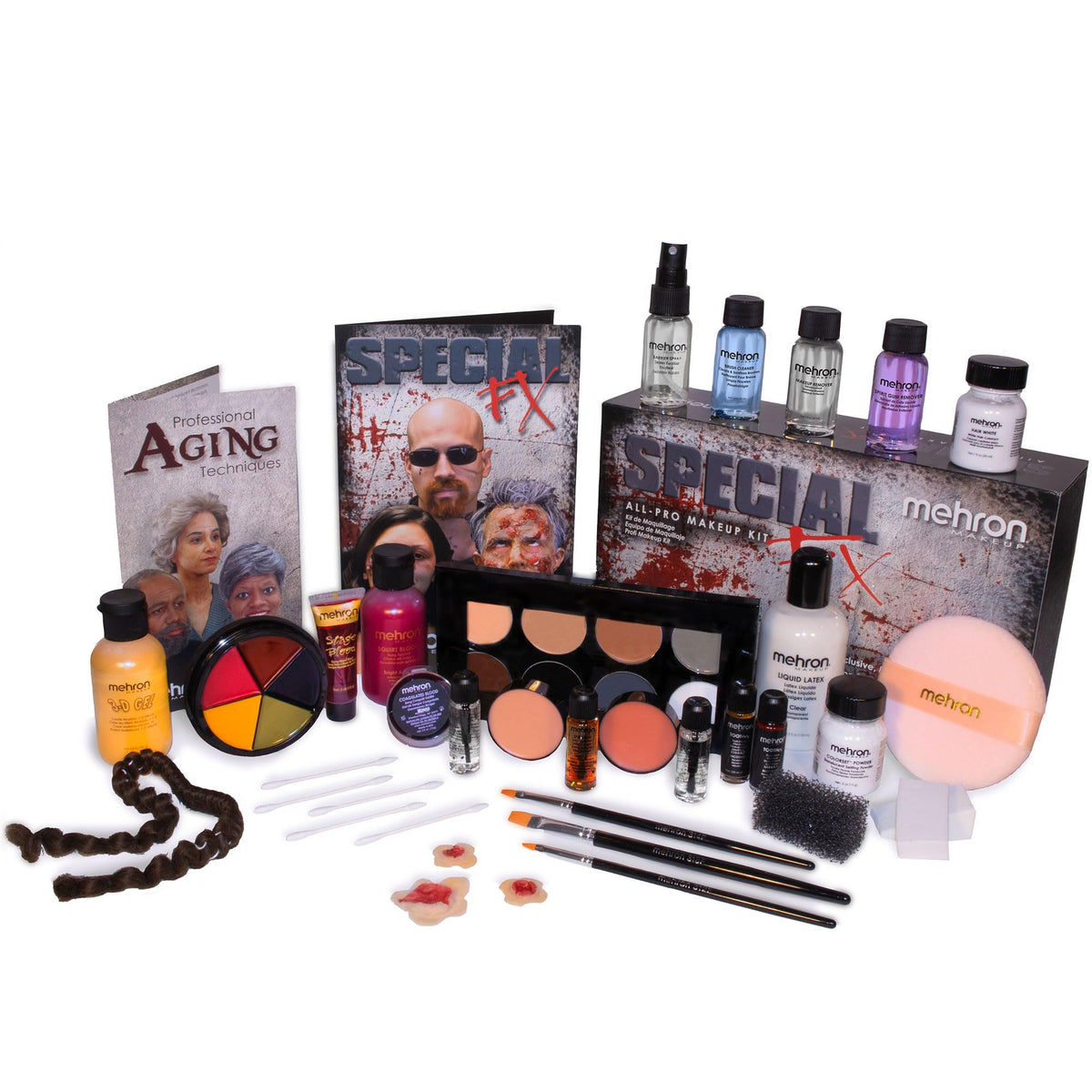 Mehron Special Fx All-Pro Makeup Kit - 39 Piece Professional Stage & Cosplay Set